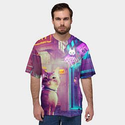 Футболка оверсайз мужская Stray, цвет: 3D-принт — фото 2