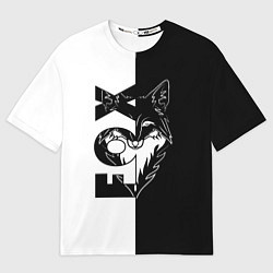 Мужская футболка оверсайз FOX Лис