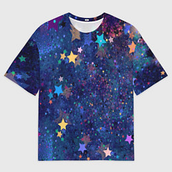Футболка оверсайз мужская Звездное небо мечтателя, цвет: 3D-принт