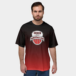 Футболка оверсайз мужская БАСКЕТБОЛЬНЫЙ КЛУБ SEIRIN, цвет: 3D-принт — фото 2