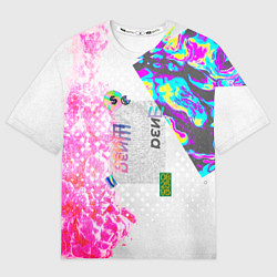 Мужская футболка оверсайз Шаза Психоделика