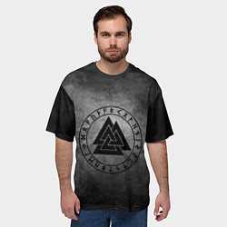 Футболка оверсайз мужская Nordic rines, цвет: 3D-принт — фото 2