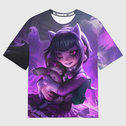 Футболка оверсайз мужская Goth Annie League Of Legends, цвет: 3D-принт