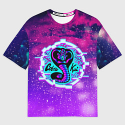 Футболка оверсайз мужская Кобра Кай 2022, цвет: 3D-принт