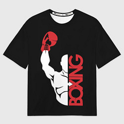 Мужская футболка оверсайз Бокс Boxing