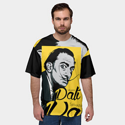 Футболка оверсайз мужская Сальвадор Дали Salvador Dali, цвет: 3D-принт — фото 2