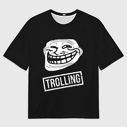 Футболка оверсайз мужская Интернет Тролль, цвет: 3D-принт