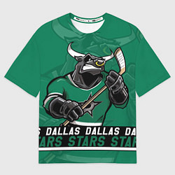 Мужская футболка оверсайз Dallas Stars, Даллас Старз
