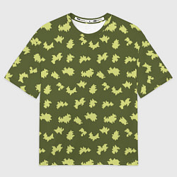 Мужская футболка оверсайз Пограничник камуфляж