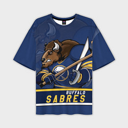 Мужская футболка оверсайз Баффало Сейберз, Buffalo Sabres