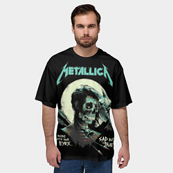 Футболка оверсайз мужская Metallica - Sad But True, цвет: 3D-принт — фото 2