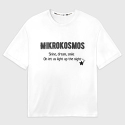 Мужская футболка оверсайз Mikrokosmos