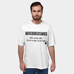 Футболка оверсайз мужская Mikrokosmos, цвет: 3D-принт — фото 2
