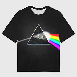 Футболка оверсайз мужская PINK FLOYD - ПИНК ФЛОЙД ГЛИТЧ, цвет: 3D-принт