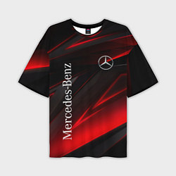 Мужская футболка оверсайз Mercedes-Benz Геометрия