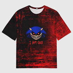 Футболка оверсайз мужская Sonic Exe, цвет: 3D-принт
