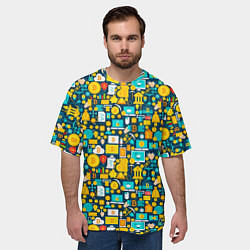 Футболка оверсайз мужская Трейдер Криптовалют, цвет: 3D-принт — фото 2