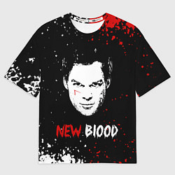 Футболка оверсайз мужская Декстер Новая Кровь Dexter New Blood, цвет: 3D-принт