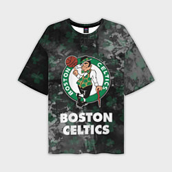 Мужская футболка оверсайз Бостон Селтикс, Boston Celtics, НБА