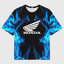 Футболка оверсайз мужская Honda Fire, цвет: 3D-принт