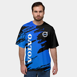 Футболка оверсайз мужская Volvo - Градиент, цвет: 3D-принт — фото 2