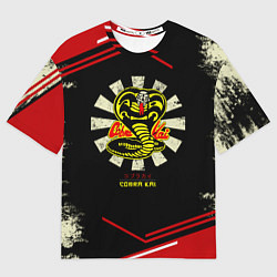 Мужская футболка оверсайз Кобра Кай Сериал Нетфликс Гранж