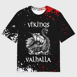 Футболка оверсайз мужская Викинги: Вальхалла Vikings: Valhalla, цвет: 3D-принт