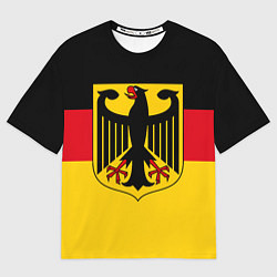 Футболка оверсайз мужская Германия - Germany, цвет: 3D-принт