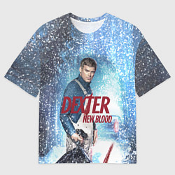 Футболка оверсайз мужская Свежая кровь, цвет: 3D-принт