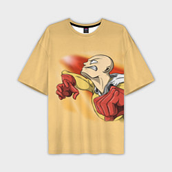 Мужская футболка оверсайз Сайтама - One Punch Man
