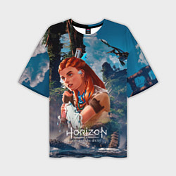 Мужская футболка оверсайз Aloy Horizon