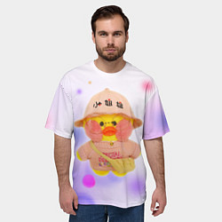 Футболка оверсайз мужская УТОЧКА ЛАЛАФАНФАН Fan Fan Duck, цвет: 3D-принт — фото 2