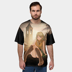Футболка оверсайз мужская Ashley Graham Resident Evil4 by sexygirlsdraw, цвет: 3D-принт — фото 2