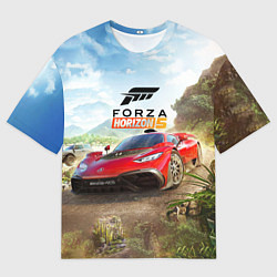 Футболка оверсайз мужская Forza Horizon 5 AMG, цвет: 3D-принт