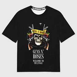 Футболка оверсайз мужская Guns n roses, группа, цвет: 3D-принт