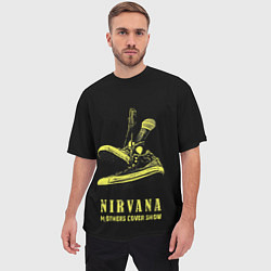 Футболка оверсайз мужская Nirvana Нирвана, цвет: 3D-принт — фото 2