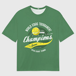 Футболка оверсайз мужская Большой Теннис Tennis, цвет: 3D-принт
