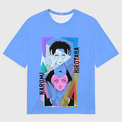 Мужская футболка оверсайз Наруми & Хиротака