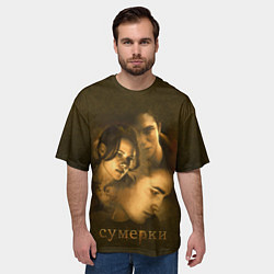 Футболка оверсайз мужская Воспоминания, цвет: 3D-принт — фото 2