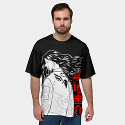 Футболка оверсайз мужская КЕЙСКЕ БАДЖИ BAJI ТОСВА, цвет: 3D-принт — фото 2