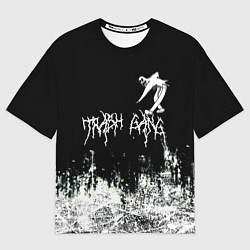 Футболка оверсайз мужская Ghostemane Mercury Trash Gang Гостмейн Призрак гра, цвет: 3D-принт