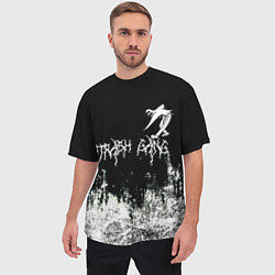 Футболка оверсайз мужская Ghostemane Mercury Trash Gang Гостмейн Призрак гра, цвет: 3D-принт — фото 2