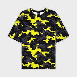 Мужская футболка оверсайз Black Camo