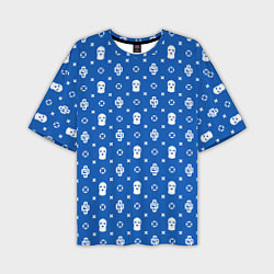 Мужская футболка оверсайз Blue Dope Camo Dope Street Market