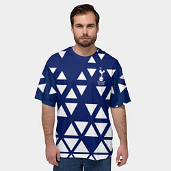 Футболка оверсайз мужская Тоттенхэм tottenham, цвет: 3D-принт — фото 2