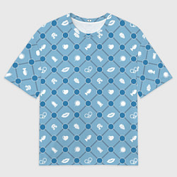 Футболка оверсайз мужская Секс-Символика, цвет: 3D-принт