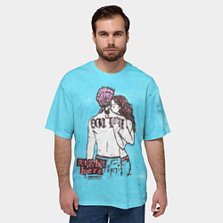 Футболка оверсайз мужская Lil Peep Right Here, цвет: 3D-принт — фото 2