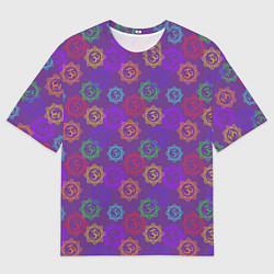 Мужская футболка оверсайз Мантра ОМ - Аум