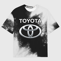 Футболка оверсайз мужская ТОЙОТА Краска, цвет: 3D-принт