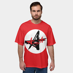 Футболка оверсайз мужская Алиса Символика, цвет: 3D-принт — фото 2